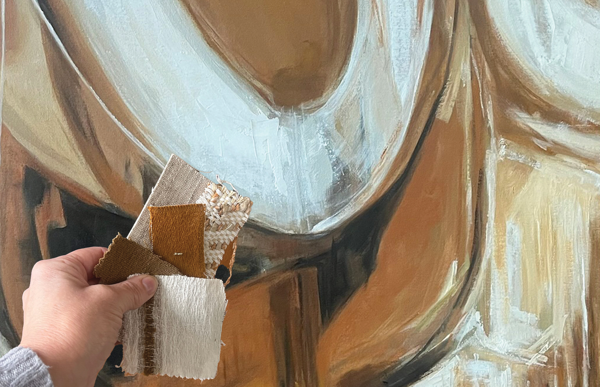 bespoke art for properties in luxury interior